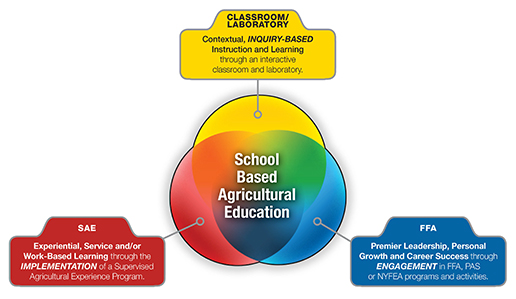 Three Component Model of Ag Ed